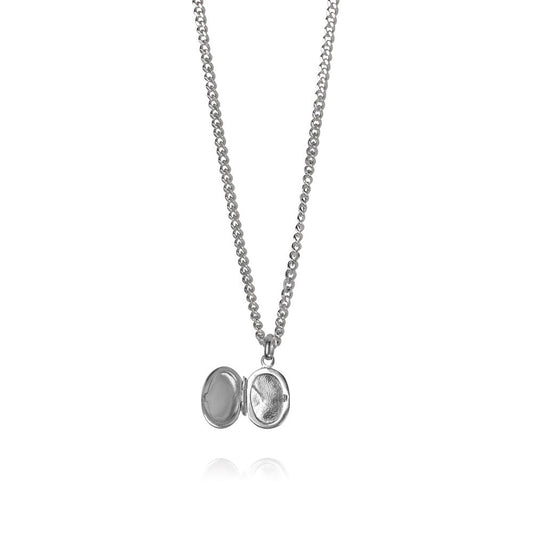 Fingerprints Locket Silver Pendant