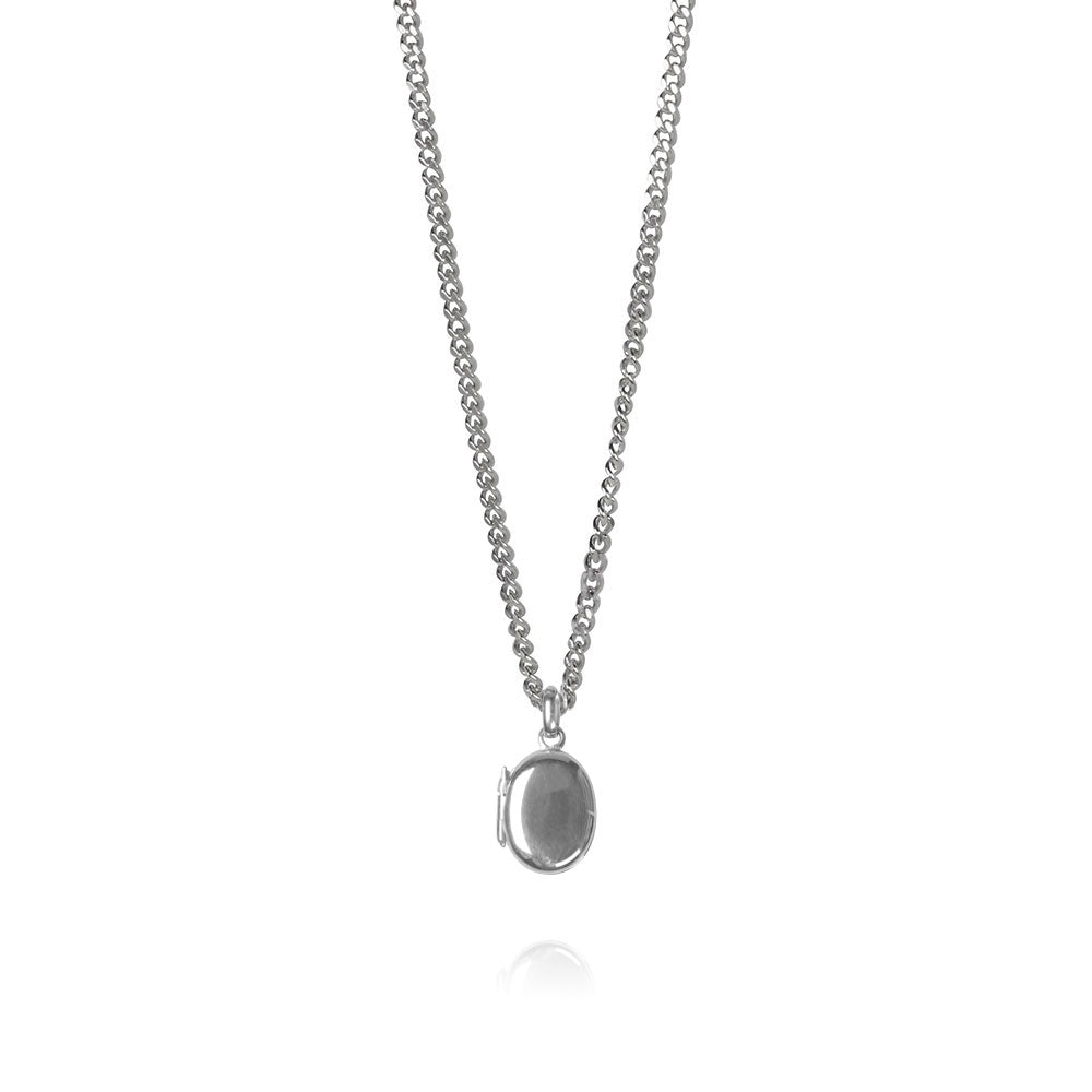 Fingerprints Locket Silver Pendant