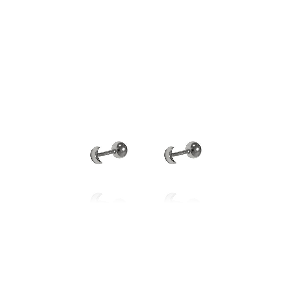 Stella Silver Piercing - Moon