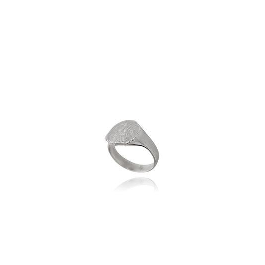 Fingerprints Silver Ring