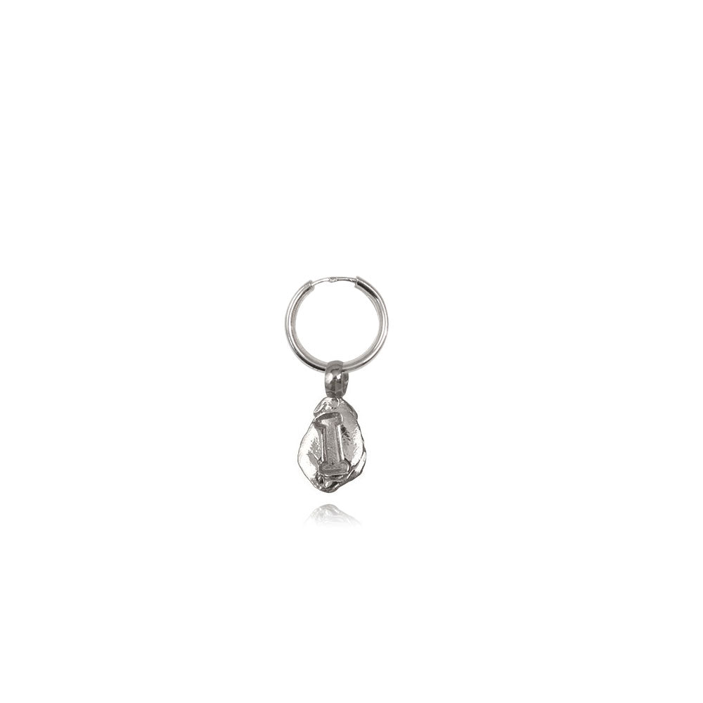 Zoe I Silver Hoop