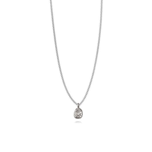 Zoe C Silver Necklace