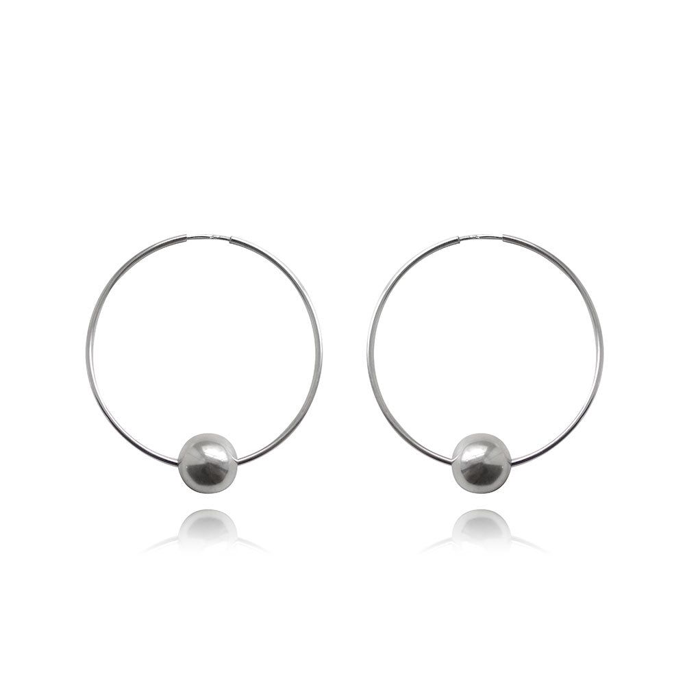 Bárbara Silver Hoops