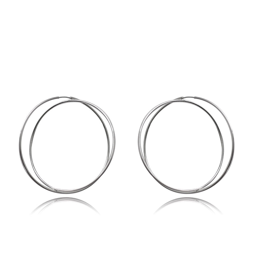 Bárbara Silver Hoops