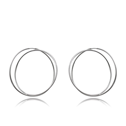 Bárbara Silver Hoops