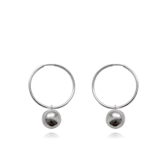 Bárbara Silver Hoops