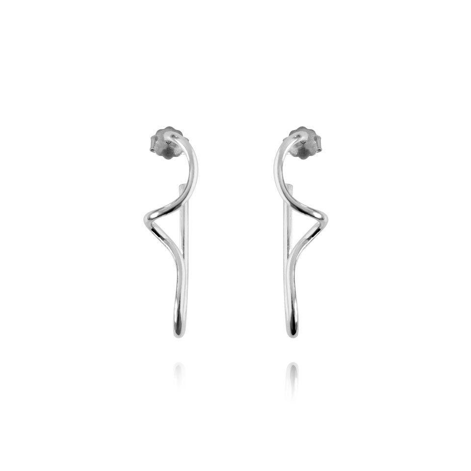 Ella Silver Earrings