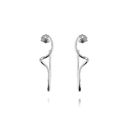 Ella Silver Earrings