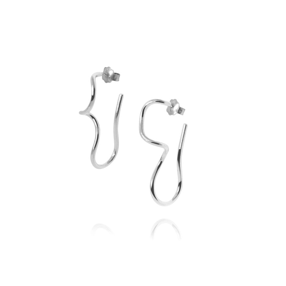 Ella Silver Earrings