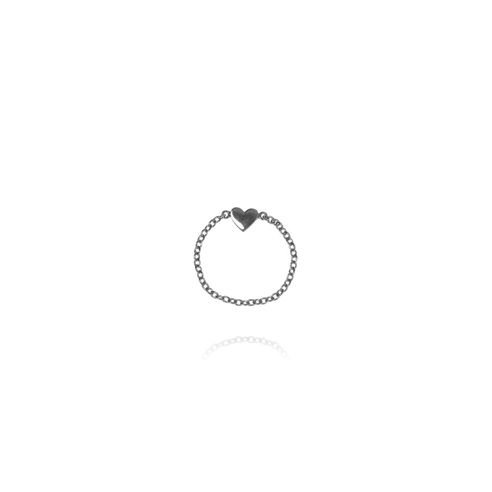Harper Silver Chain Ring