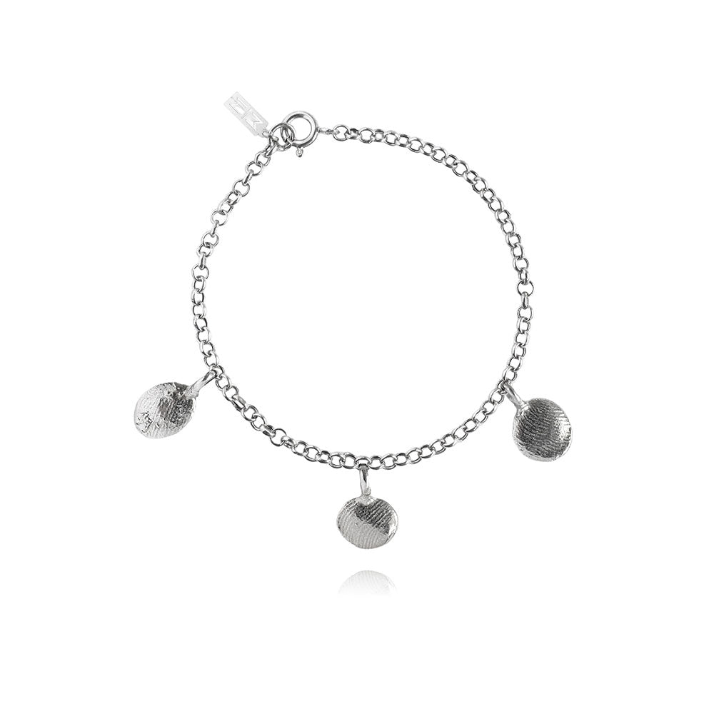 Fingerprints Silver Life Bracelet