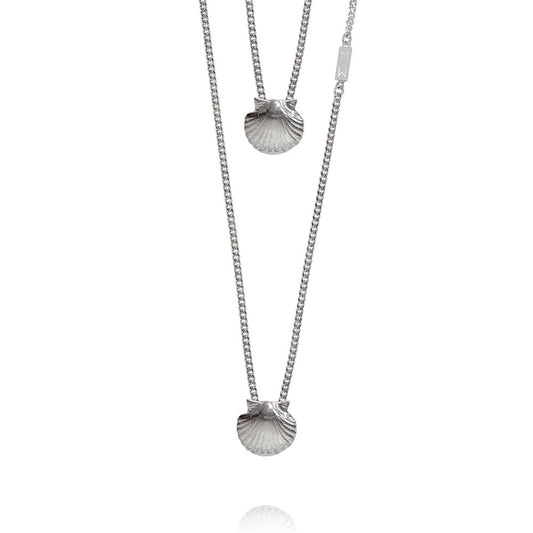 Olivia Silver Scapular Necklace