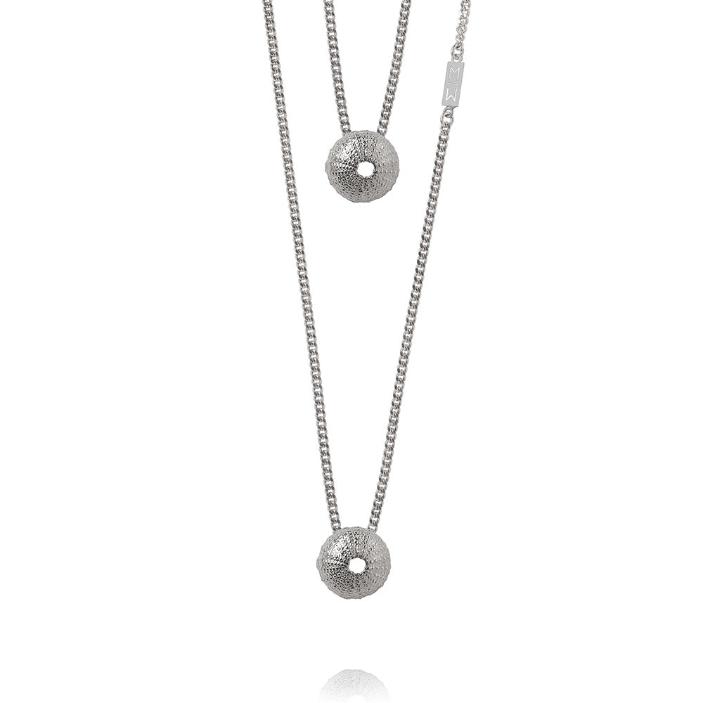 Olivia Silver Scapular Necklace