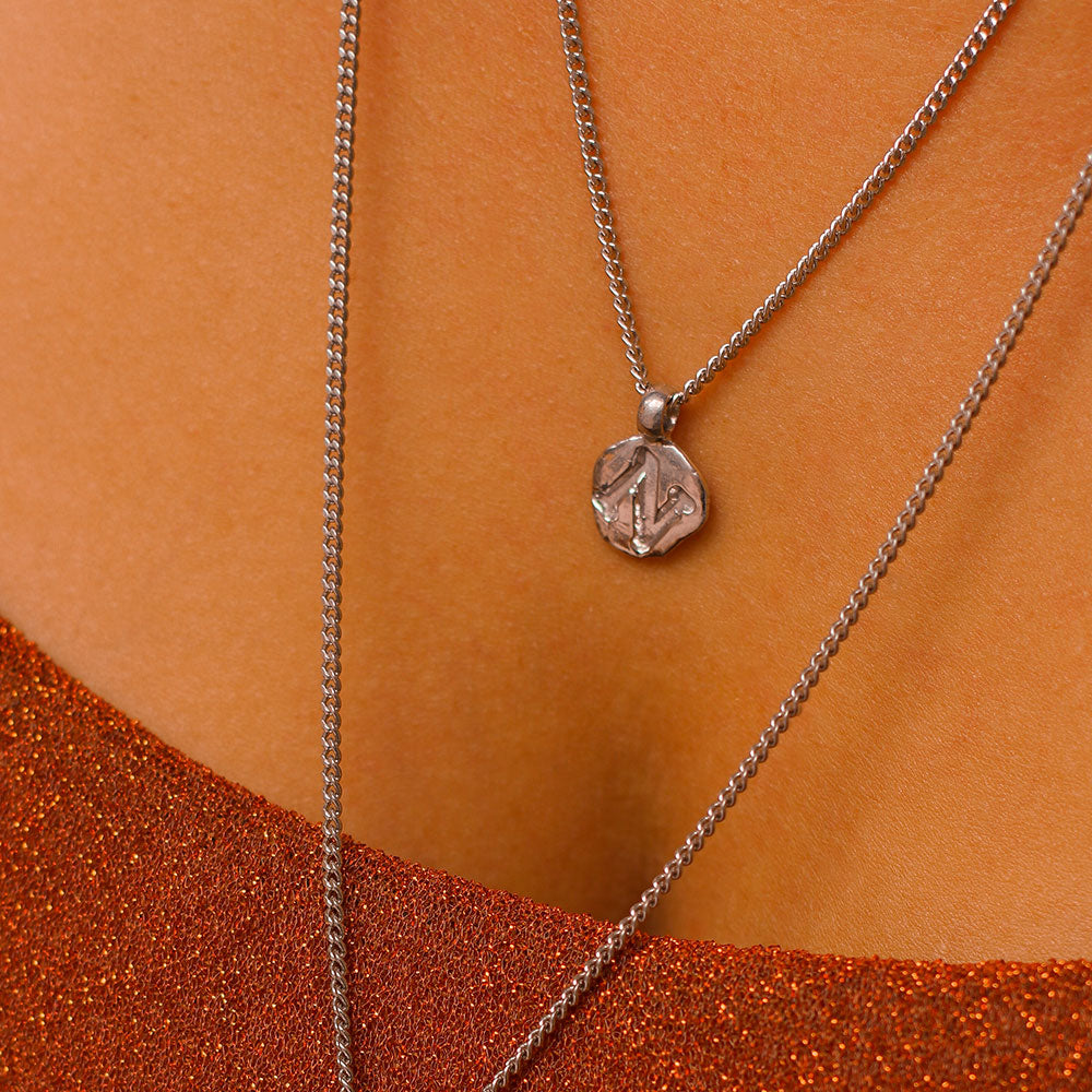 Zoe N Silver Pendant