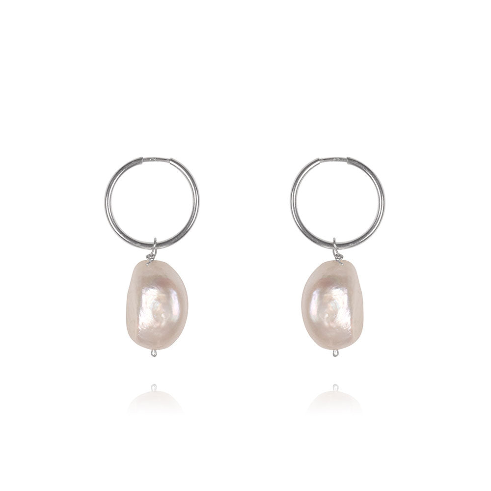 Olivia Silver Hoop