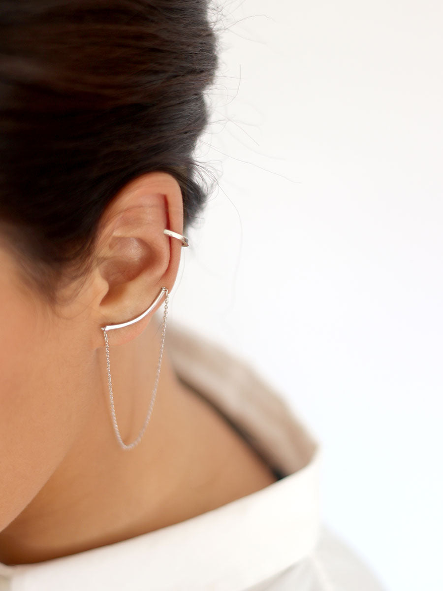 Raquel Silver Earcuff