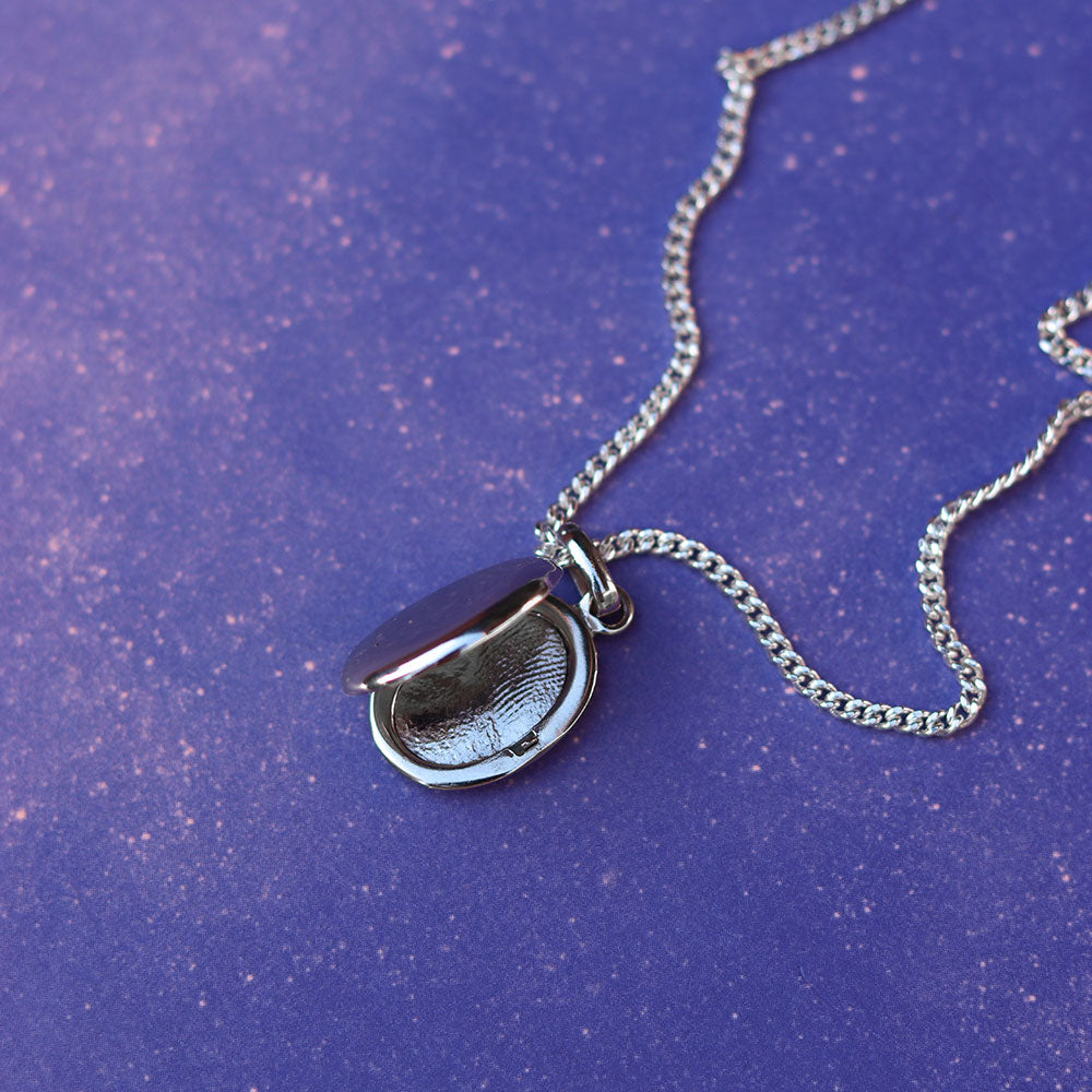 Fingerprints Locket Silver Pendant