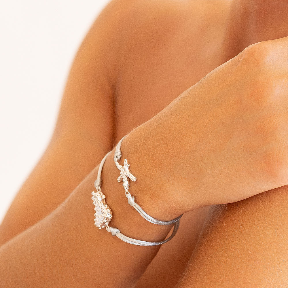Ariel Silver Bracelet - Stone