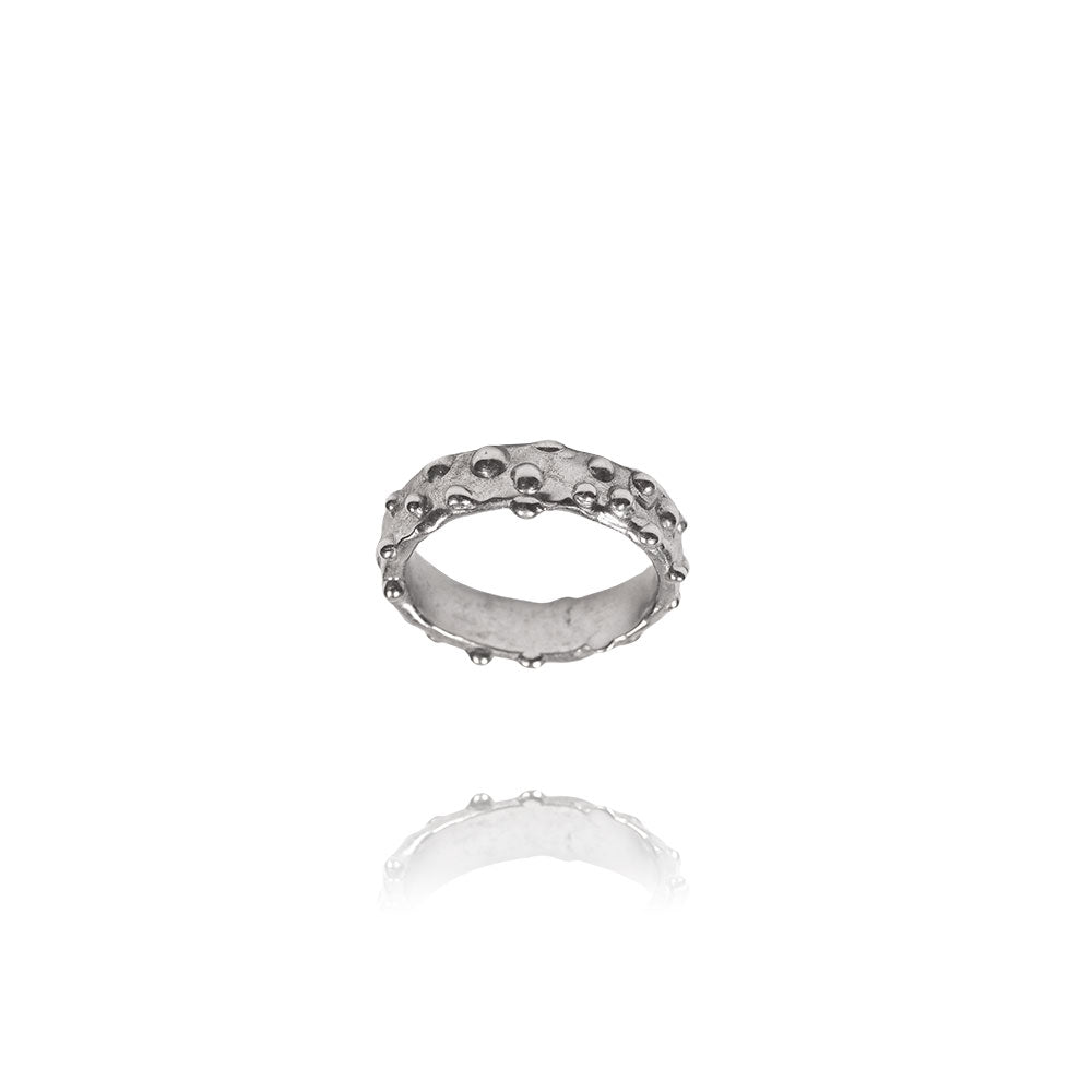 Ariel Silver Ring - Stone