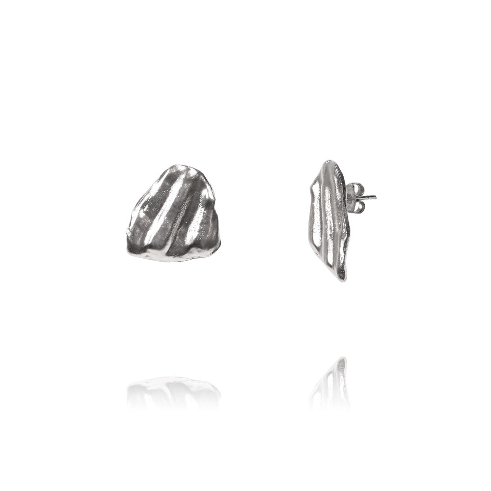 Ariel Silver Earring - Small Shell