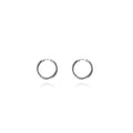 Cleo Silver Hoops - small