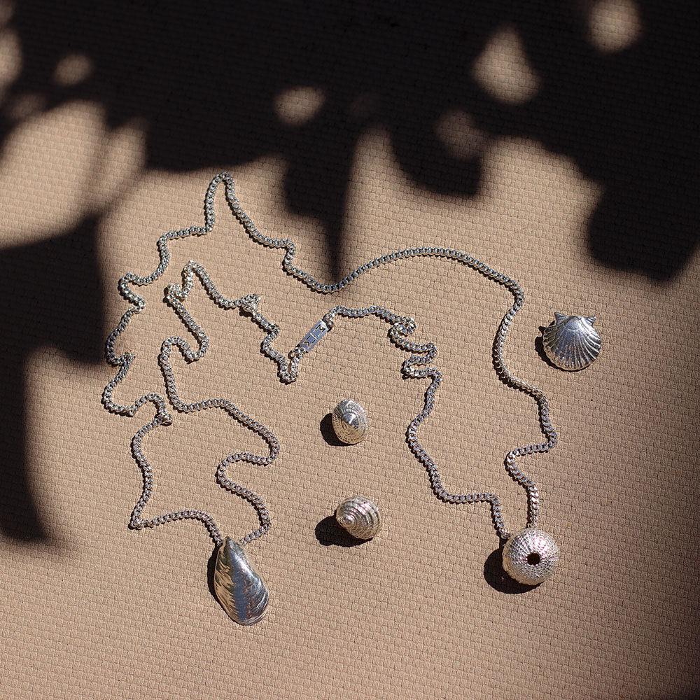 Olivia Silver Scapular Necklace