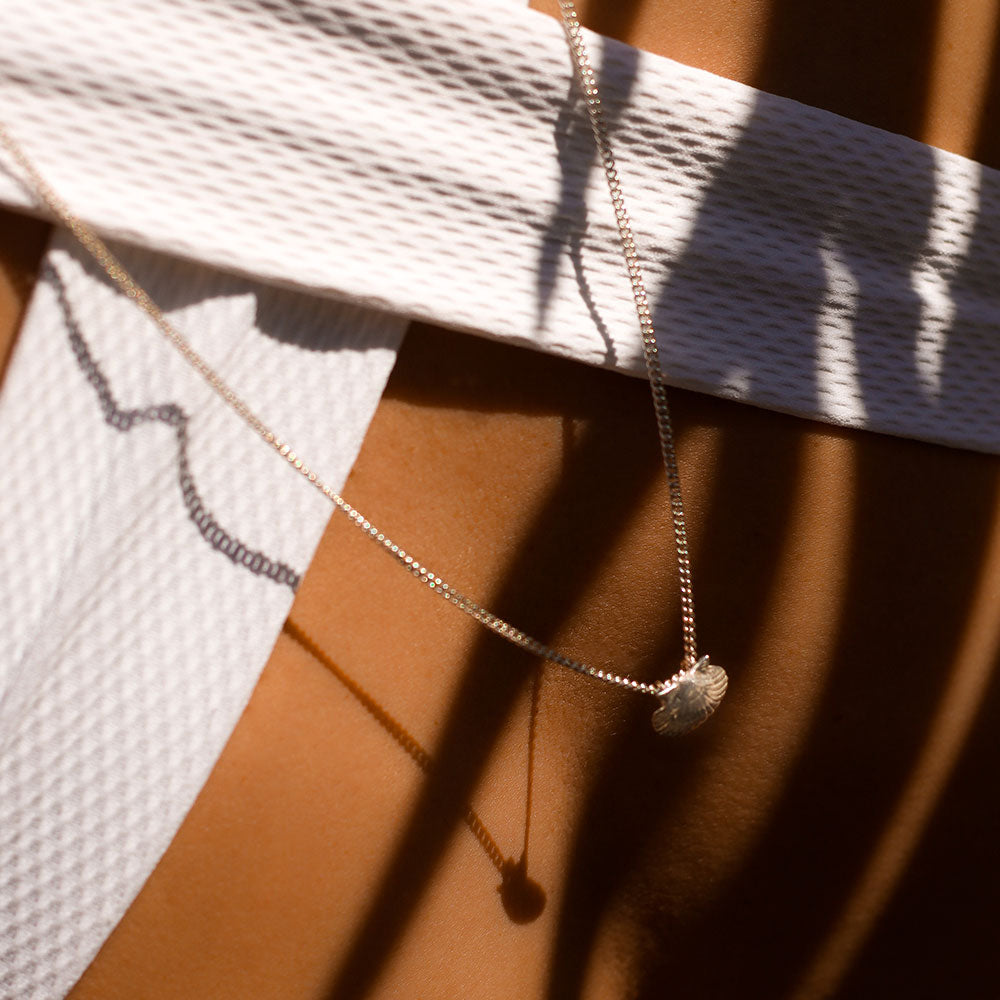 Olivia Silver Scapular Necklace