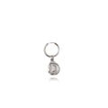 Zoe D Silver Hoop