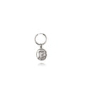 Zoe E Silver Hoop