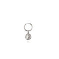 Zoe O Silver Hoop
