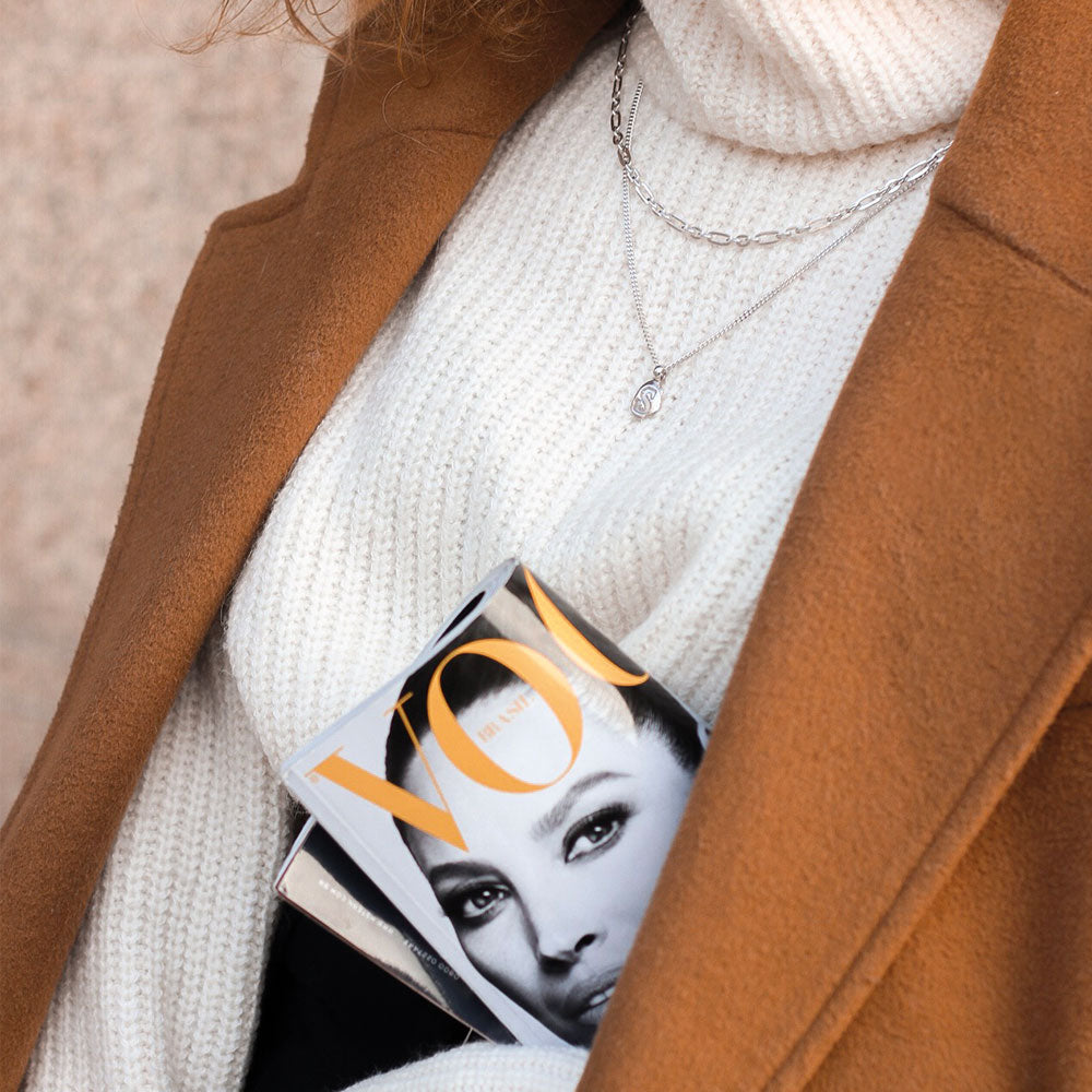 Zoe S Silver Necklace