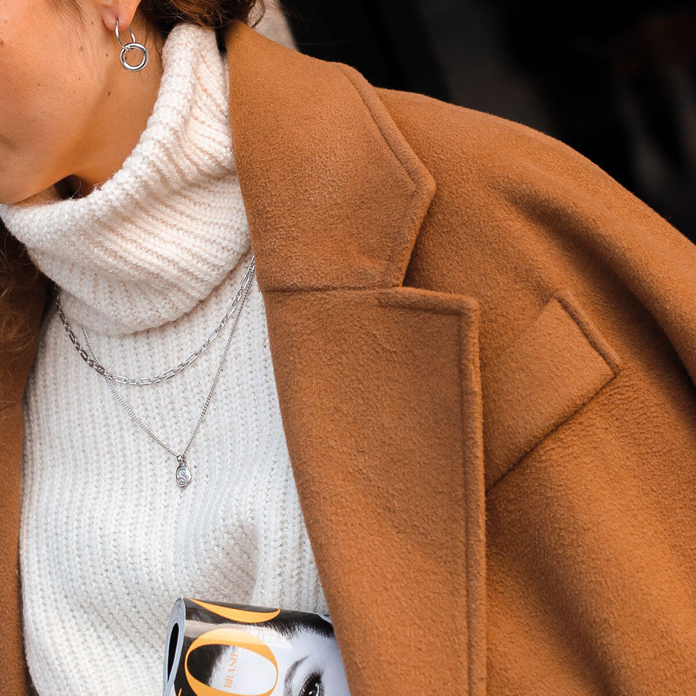 Zoe S Silver Necklace