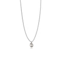 Zoe L Silver Necklace