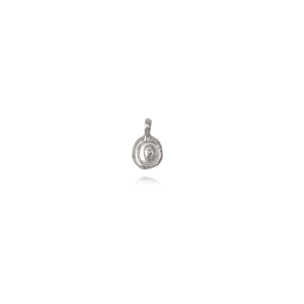 Zoe O Silver Necklace