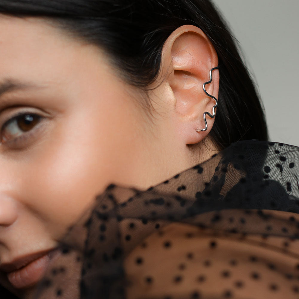Ella Silver Earcuff