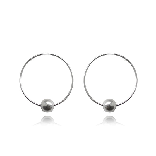 Bárbara Silver Hoops