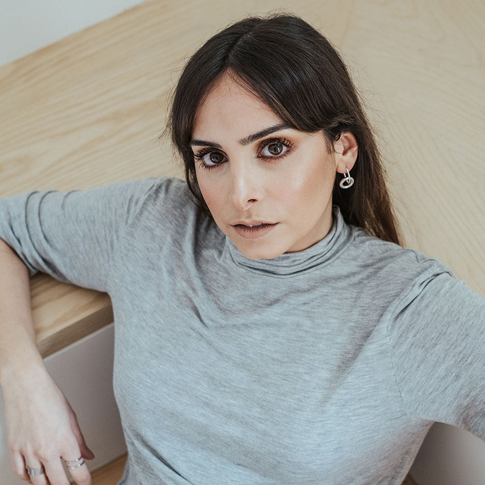 Bárbara Silver Hoops