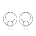Bárbara Silver Hoops