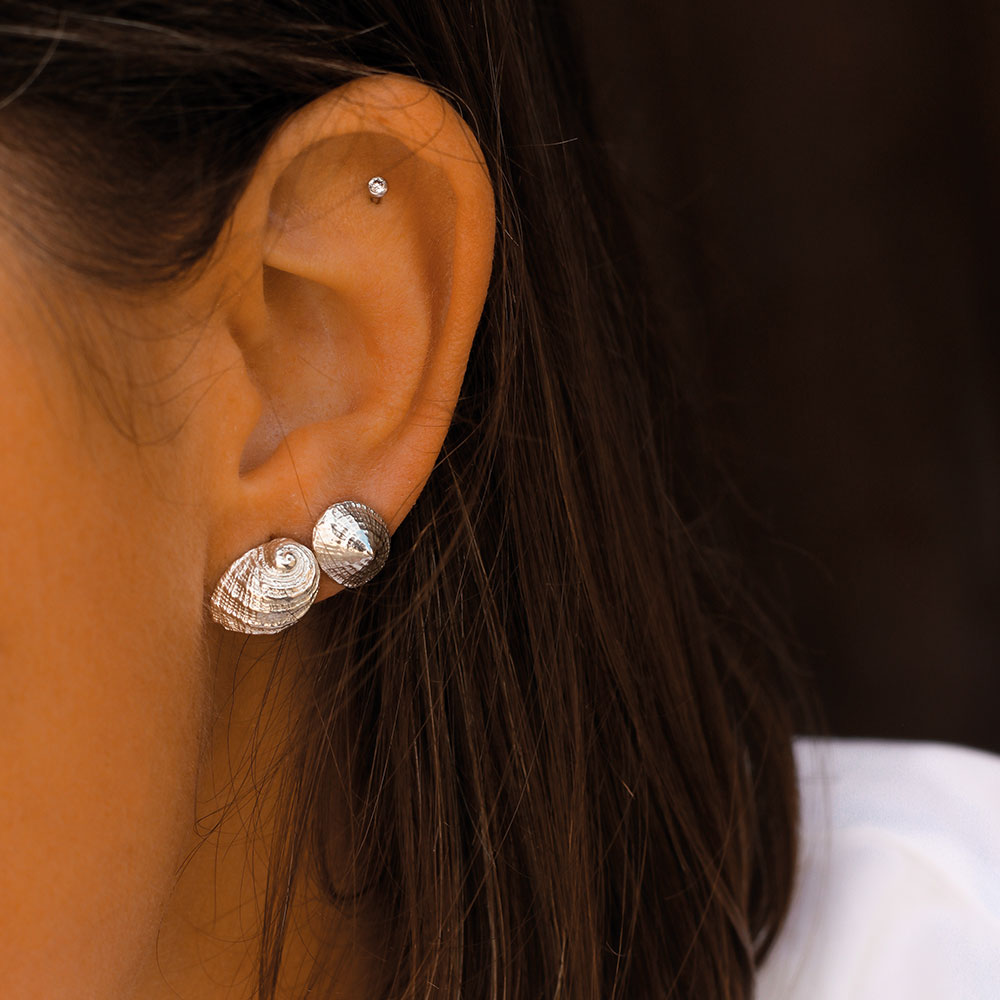 Olivia Silver Earring Limpet