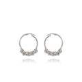Ella Silver Hoops