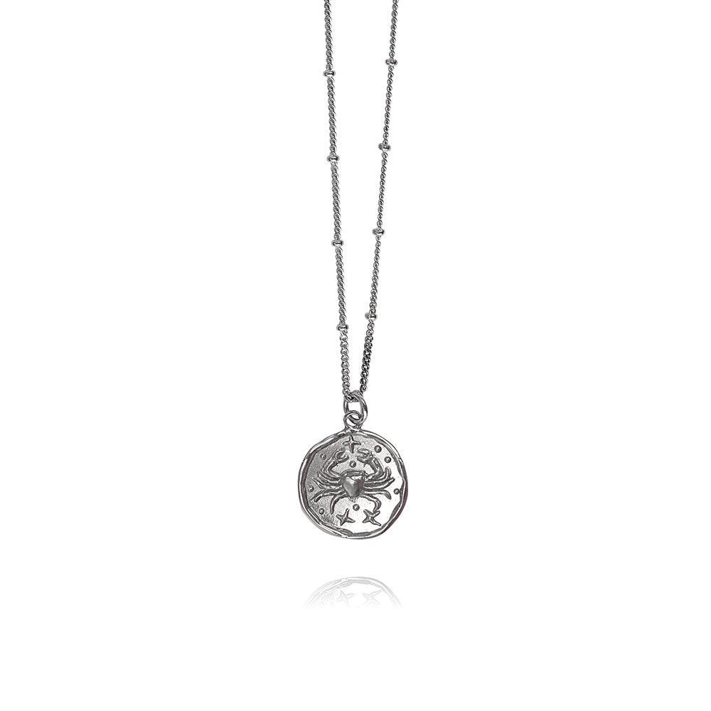 mel jewel zodiac necklace astrological pendant signs handmade portuguese jewellery cancer
