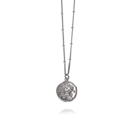 Luna Silver Necklace Capricorn