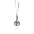 Luna Silver Necklace Libra