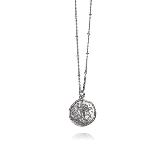 Luna Silver Necklace Virgo