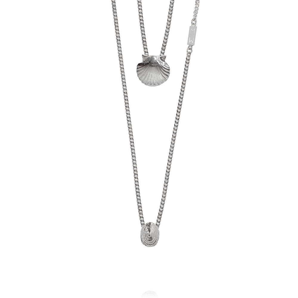Olivia Silver Scapular Necklace