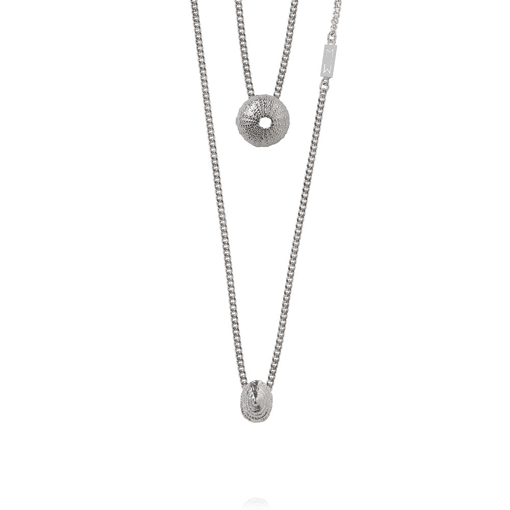 Olivia Silver Scapular Necklace