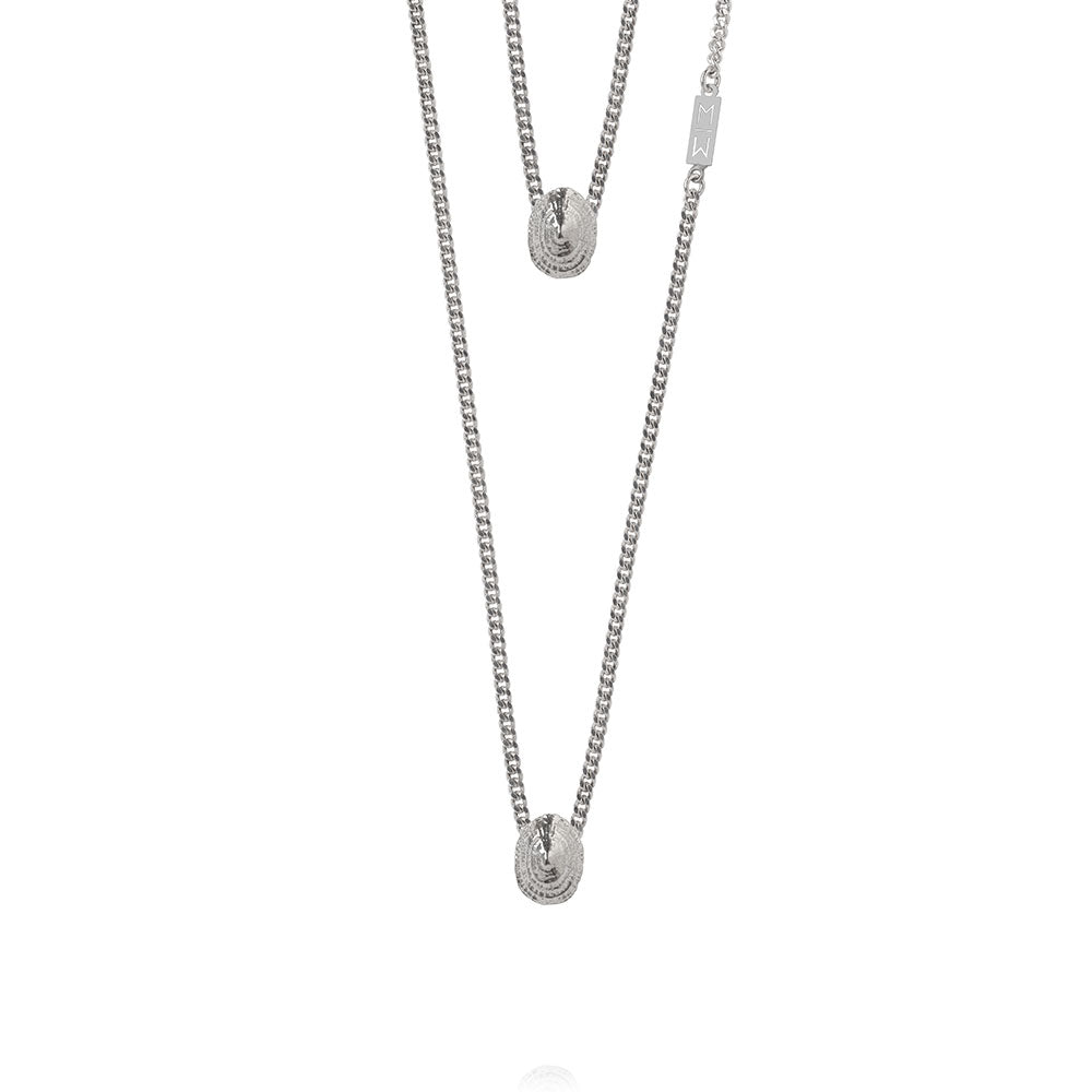 Olivia Silver Scapular Necklace