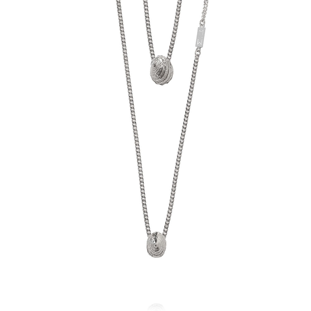 Olivia Silver Scapular Necklace