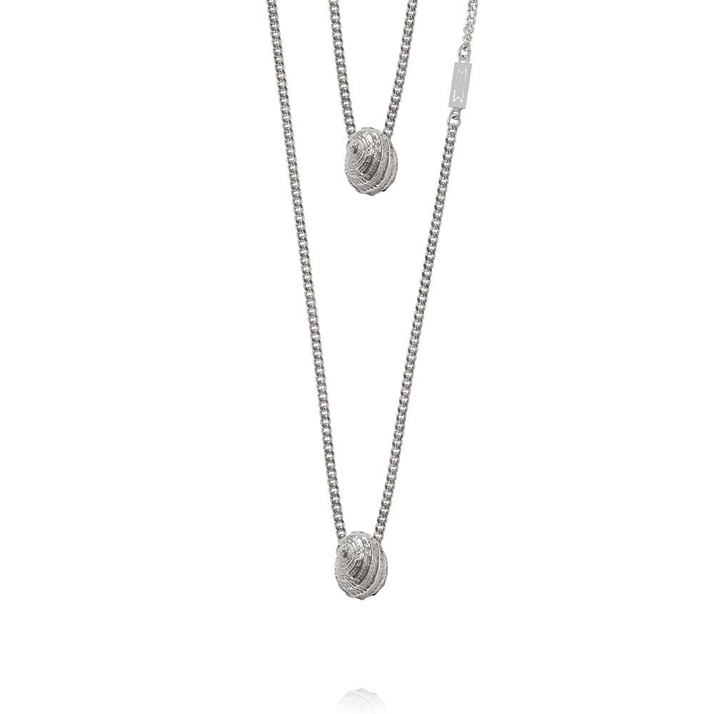 Olivia Silver Scapular Necklace