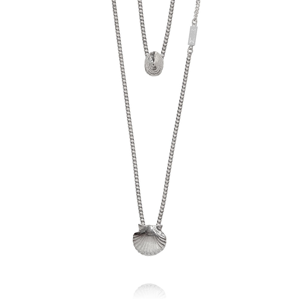 Olivia Silver Scapular Necklace
